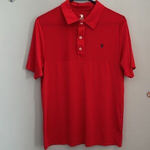 5/$25 Trr Golf Shirt Red Size S